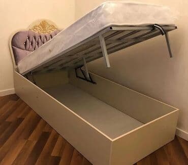 uşaq çarpayisi: Təknəfərlik çarpayı, Bazalı, Matras ilə — 5