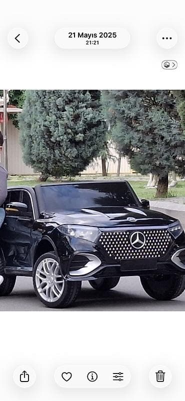 suru: Uşaq elektrik avtomobili – Mercedes üslublu, qara rəng - Korpus — 1