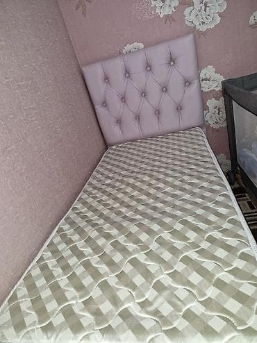 ucuz matras satilir: Təknəfərlik çarpayı, Matras ilə, Siyirməsiz — 1