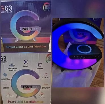 Led işıqlı çoxfunksiyalı masaüstü saat və simsiz telefon şarj cihazı