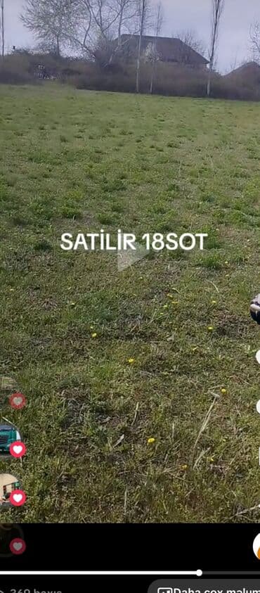 imişli ev: 18 sot torpaq sahəsi kənd təsərrüfatı və ya yaşayış məqsədləri üçün — 2