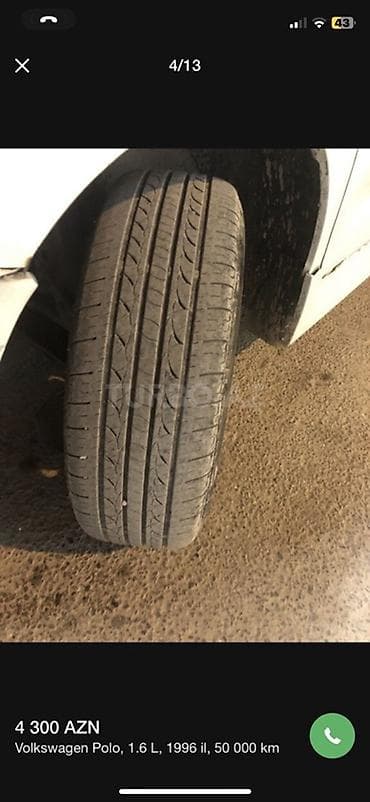 Volkswagen Polo: 1.6 л | 1996 г. Седан — 2