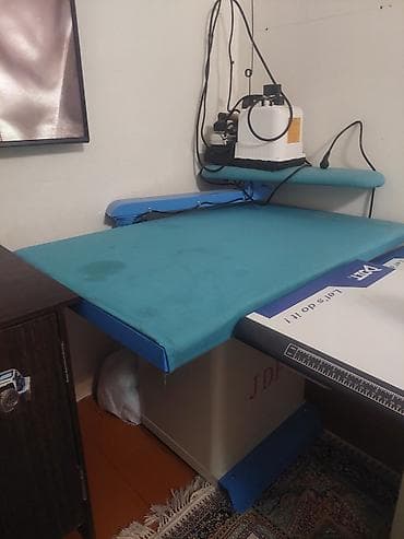 utu masaları: Peşəkar buxarlı ütü masası və buxar generatoru sistemi - Geniş iş — 1