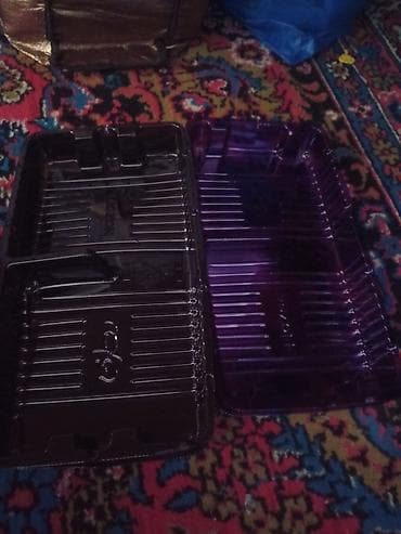 kubik daş: Plastik qida qabları – 2 ədəd - Material: yüngül və möhkəm plastik - — 1