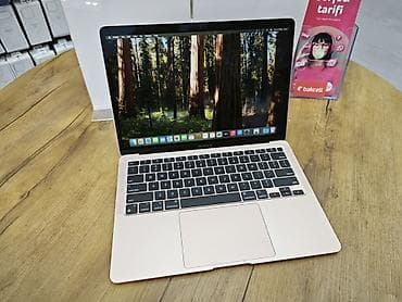 Планшеты: Apple Macbook Air Cup Apple M1 RAM 8GB DDR4 SSD 256GB Ekran 13.3 — 1
