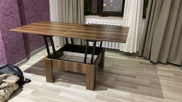 стекло на стол: Журнальный стол, Б/у — 1