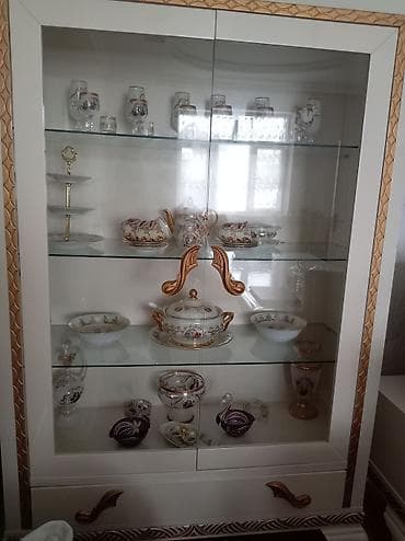 ofis divani: Qonaq otağı mebel dəsti - Klassik dizaynlı yumşaq mebel: 3 nəfərlik — 2