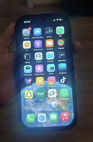 sazz problem: IPhone 16 Pro, 256 GB, Black Titanium, Barmaq izi, Simsiz şarj, Face ID — 3