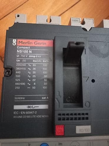 schneider: Schneider Electric Elektrik avtomat, 3 faza, 380 Vt, Kredit yoxdur, Zəmanətli, Ünvandan götürmə — 5
