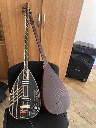 dete: Elektrik və akustik saz dəsti - 2 ədəd saz: biri elektro-sa zdır — 2