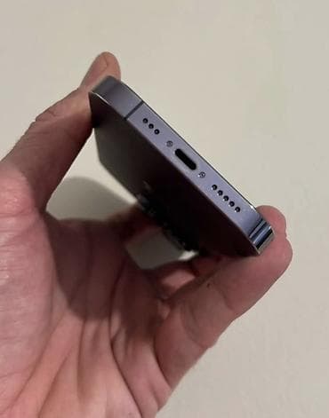 tecno spark slim 5g: IPhone 14 Pro, 256 GB, Deep Purple, Zəmanət, Kredit, Qırıq — 3