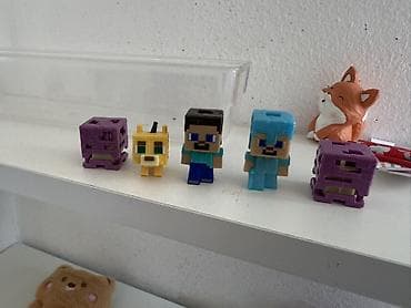 Minecraft mövzusunda minifiqur seti Hamisi birlikde satilir - Dördkünc