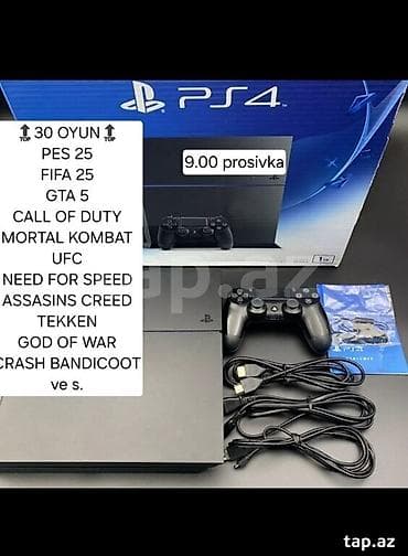 ssd kingspec 240gb: PlayStation 4 (PS4) 1TB oyun konsolu Xüsusiyyətlər: - 1TB yaddaş - — 1