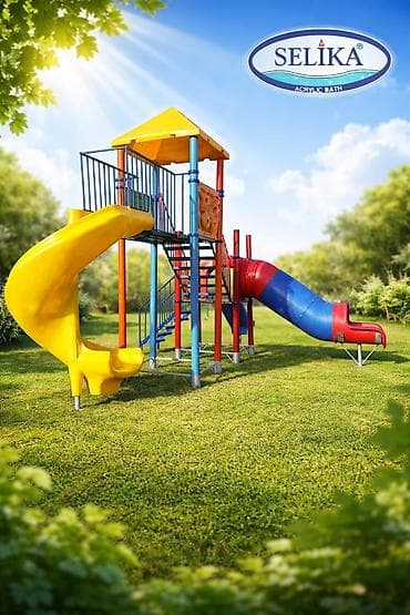 SELİKA uşaq oyun kompleksi - İki mərtəbəli platforma və dam örtüklü lalafo.az -da SELİKA uşaq oyun kompleksi - İki mərtəbəli platforma və dam örtüklü