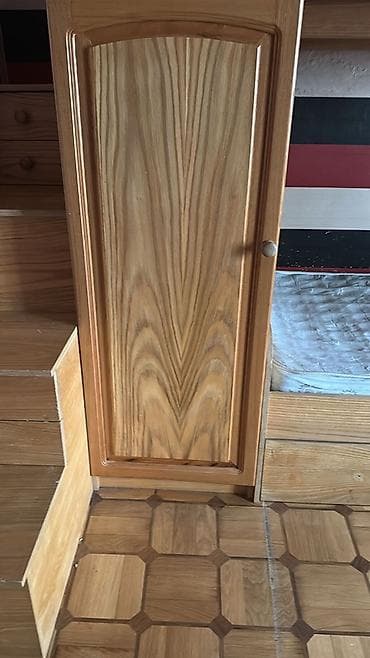 uşaq şkafları: Oğlan və qız üçün, 2 təknəfərlik çarpayı — 4