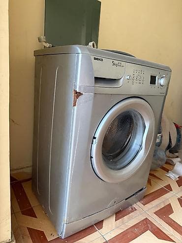 islemis paltar yuyan: Paltaryuyan maşın Beko, 5 kq, İşlənmiş, Avtomat, Qurutma var, Ünvandan götürmə — 5