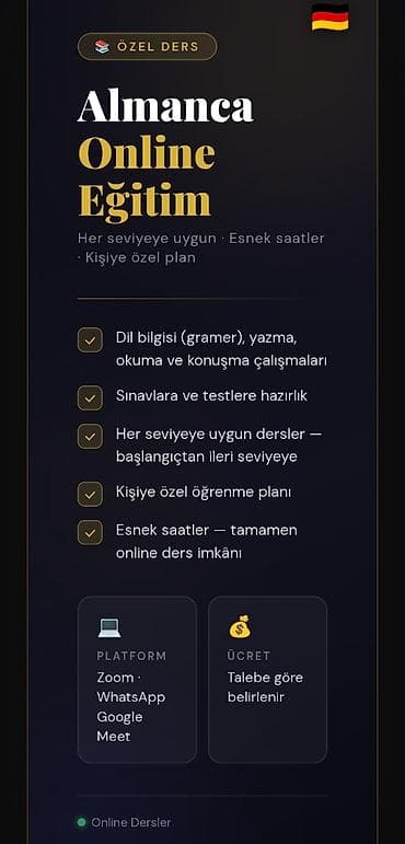 Xarici dil kursu, Alman dili, Böyüklər üçün, Uşaqlar üçün