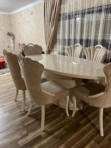 mebel stullar: Stol Sul 6 ədəddir satılır qiyməti 500 manat stol açılır 2.50 sm olur — 1