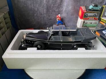 metbex tavan modelleri: Коллекционная модель Mercedes-Benz 770K Pullman W150 Black 1938 Road — 23