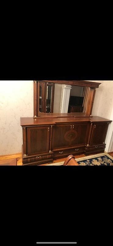 Qonaq otağı üçün, Açılmayan, Dördbucaq masa, 6 stul