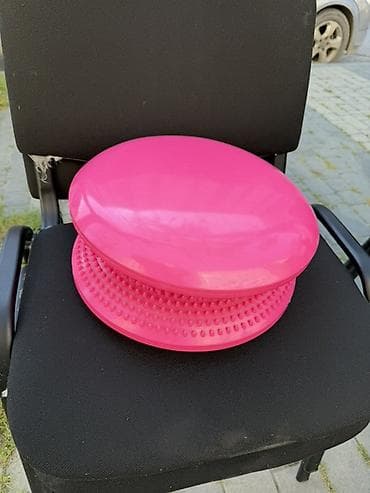 продам тренажер бубновского бу: Rəng: parlaq çəhrayı Məhsul: balans/fitnes disk (hava ilə doldurulan — 1