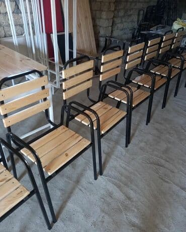 бу мебель в баку: Ustu taxtali oturacaqlarin birbasa sexden satisi taxtasi sam agaci — 1