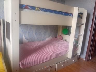 Oğlan və qız üçün, İşlənmiş, Çarpayı, Matras ilə, Siyirməli, MDF