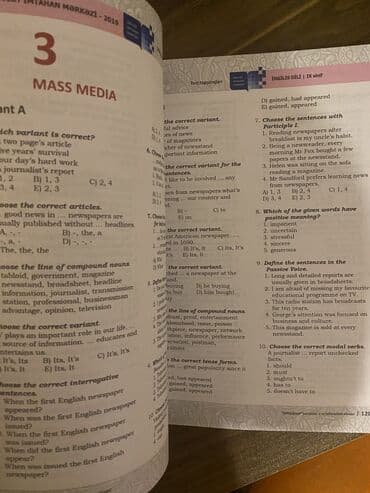 right şəkər testi qiymeti: İngilis dili test toplusu – 9-cu sinif — 2