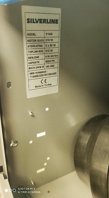 вытяжка 1000 куб м: Aspirator mebel içi gizlin aspirator Silverline Turk istehsali Orjinal — 5