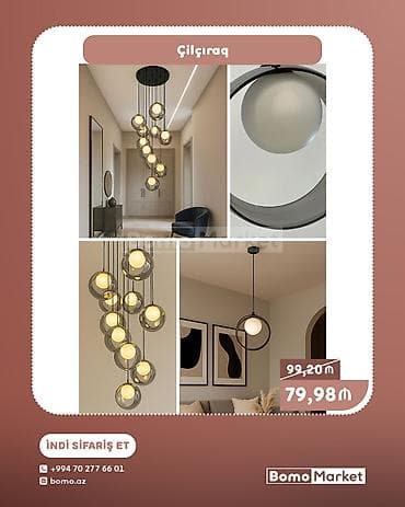 mini projektor: Çılçıraq, 10 və daha çox lampa, Metal — 1