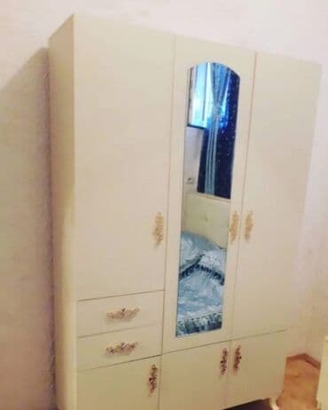 taxtanin qiymeti: Yeni, Açılan, 3 qapılı Düz dolab, Qarderob, paltar dolabı, Azərbaycan — 4