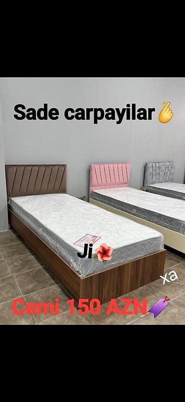 islenmis kravat: Məhsul: Sade çarpayılar Təsvir: - Minimalist dizaynlı tək nəfərlik — 1