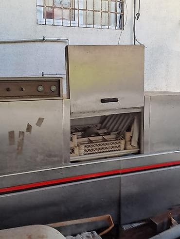 yuyan: Sənaye tipli avtomatik qab‑qacaq yuyan tunel tipli maşın - Material — 4