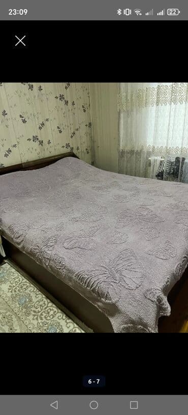 Qab-qacaq və mətbəx ləvazimatları: Yataq üçün Xovlu rəng - Bənövşəyi Yataq örtüyü — 1