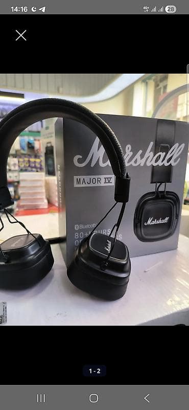 Printerlər: Marshall Major IV Bluetooth qulaqlıq - Model: Marshall Major IV - — 1