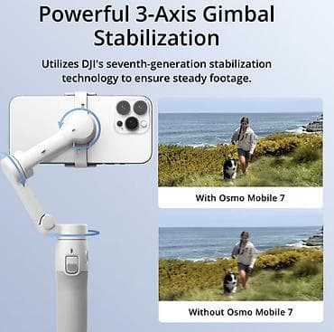 dji osmo mobile: DJI Osmo Mobile 7 – smartfon üçün 3 oxlu stabilizator Xüsusiyyətlər — 7