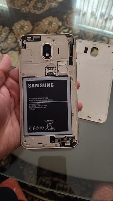 samsung j4 ekran: Samsung Galaxy J4 2018, 16 GB, rəng - Qızılı, Sensor — 9