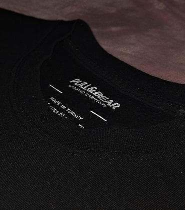 kis: Köynək, PULL&BEAR, M, rəng - Qara — 2