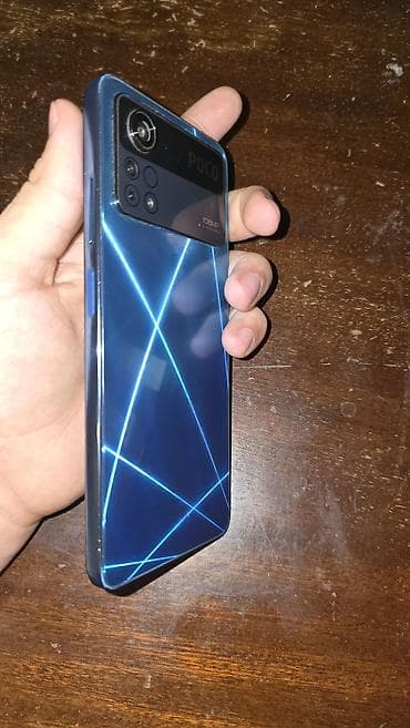 куплю морозилку б у: Poco X4 Pro, цвет - Голубой, Сенсорный — 3