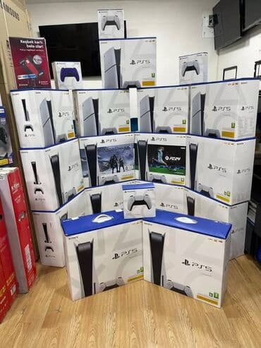 playstation 5 disksiz: Playstation 5 ps5 Slim diskli 1 TB 799 təzə yeni bağlı lisenziyali — 2