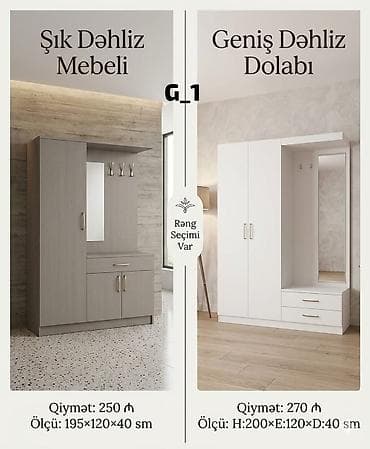 2 qapılı, Güzgülü, Rəngli, Açılan, Düz dolab lalafo.az -da 2 qapılı, Güzgülü, Rəngli, Açılan, Düz dolab