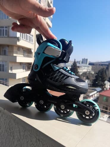 38 41 ölçülü rolikləri: POWERSLIDE markası,heç geyinilməyibehtiyacım olmadığı üçün satıram — 3