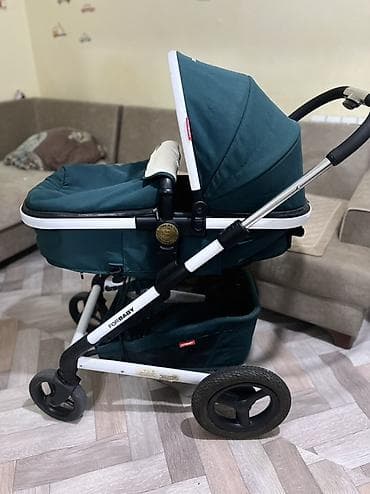 Модульные коляски: FORBABY uşaq arabası – çoxfunksiyalı yürüş sistemi - Rəng: tünd yaşıl — 3