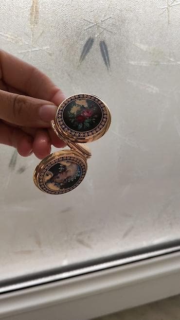 Musiqi alətləri: Antik cib saatı – Moser & Cie, çift qapaqlı, əl ilə quraşdırılan — 4