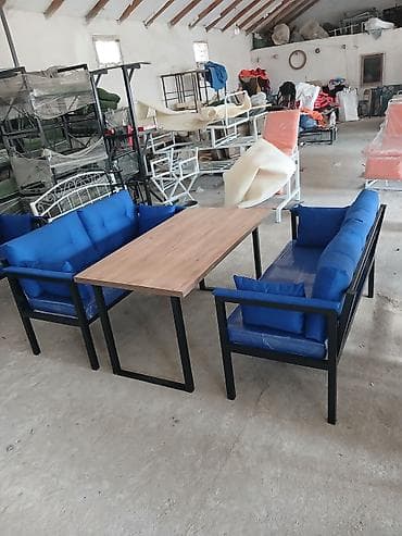 saloglu kunc divan: Metal karkaslı bağ-terrasa mebel dəsti Tərkibi: - 2 ədəd iki nəfərlik — 2