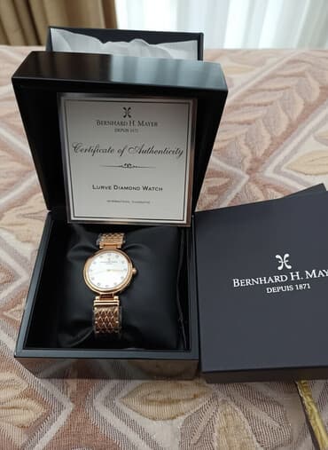 qadın bomberləri: Yeni, Qol saatı, Bernhard Mayer, rəng - Qızılı — 2