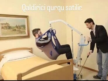 Tibbi arakəsmələr: Elektrikli xəstə qaldırma aparatı (patient lift) teze karobkada bir — 3