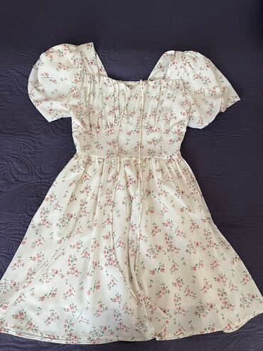 узбекское платье со штанами: Повседневное платье, Мини, M — 1