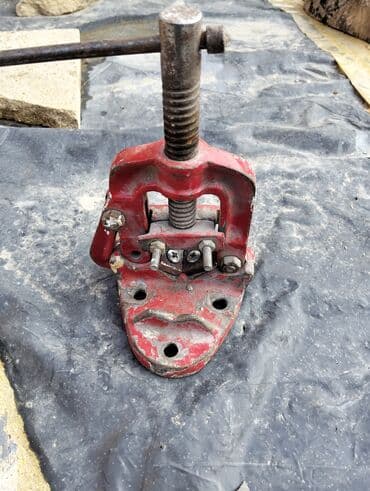 plazma kəsim: Məhsul: Boru sıxacı (pipe vise), stolüstü/yerüstü quraşdırma üçün — 1