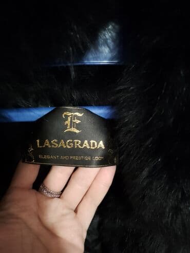 женские меховые жилеты: LASAGRADA brendinin zərif qadın kürk jileti - Rəng: klassik qara - — 2